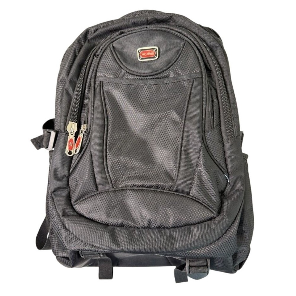 New York Express Black Backpack Laptop Travel‎ School Book Bag Padded Straps